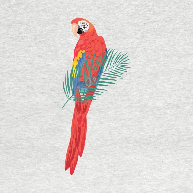 Parrot on a Branch by SWON Design